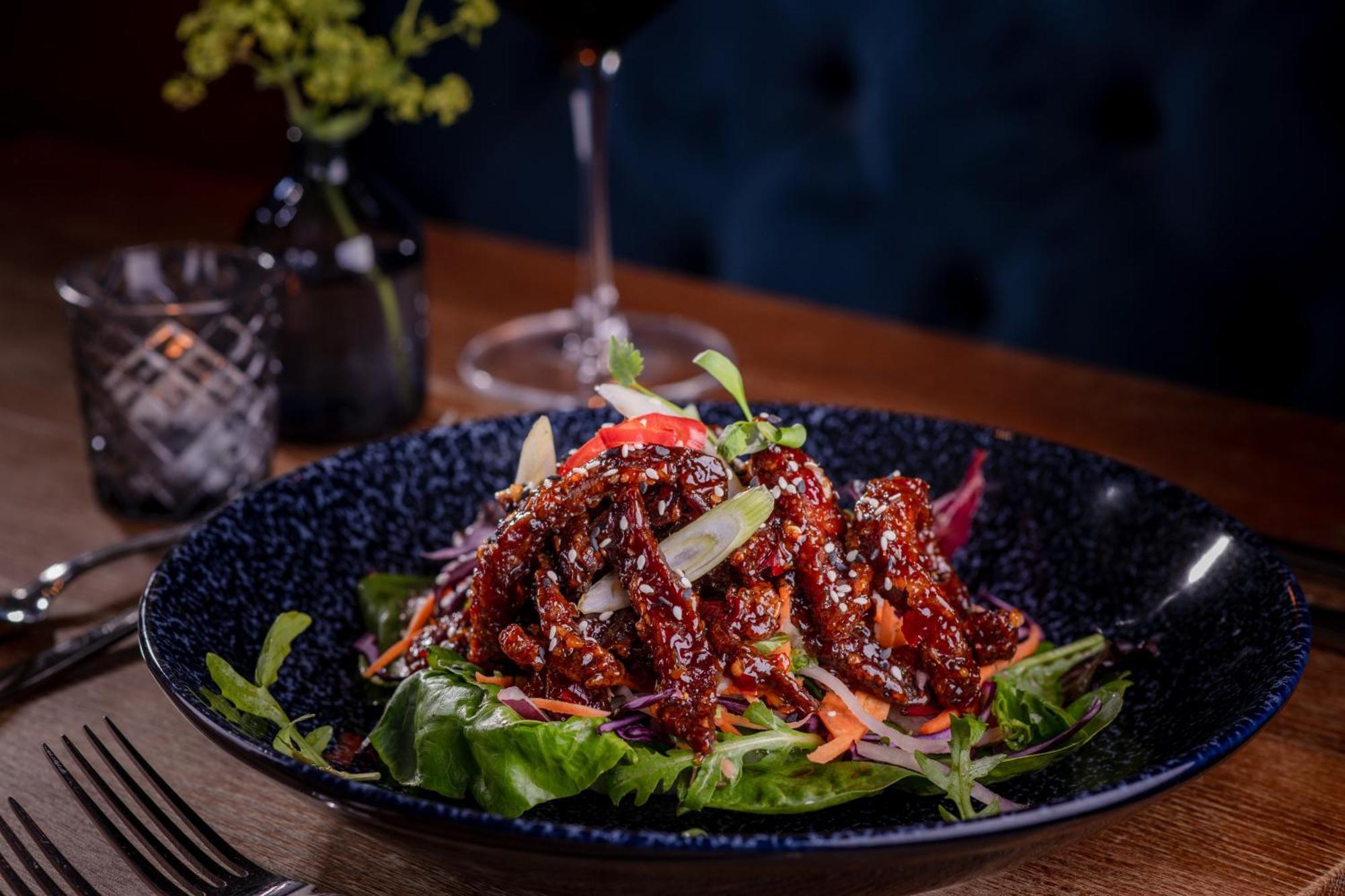 מלון בלקברן The Millstone, Mellor מראה חיצוני תמונה Sesame chicken