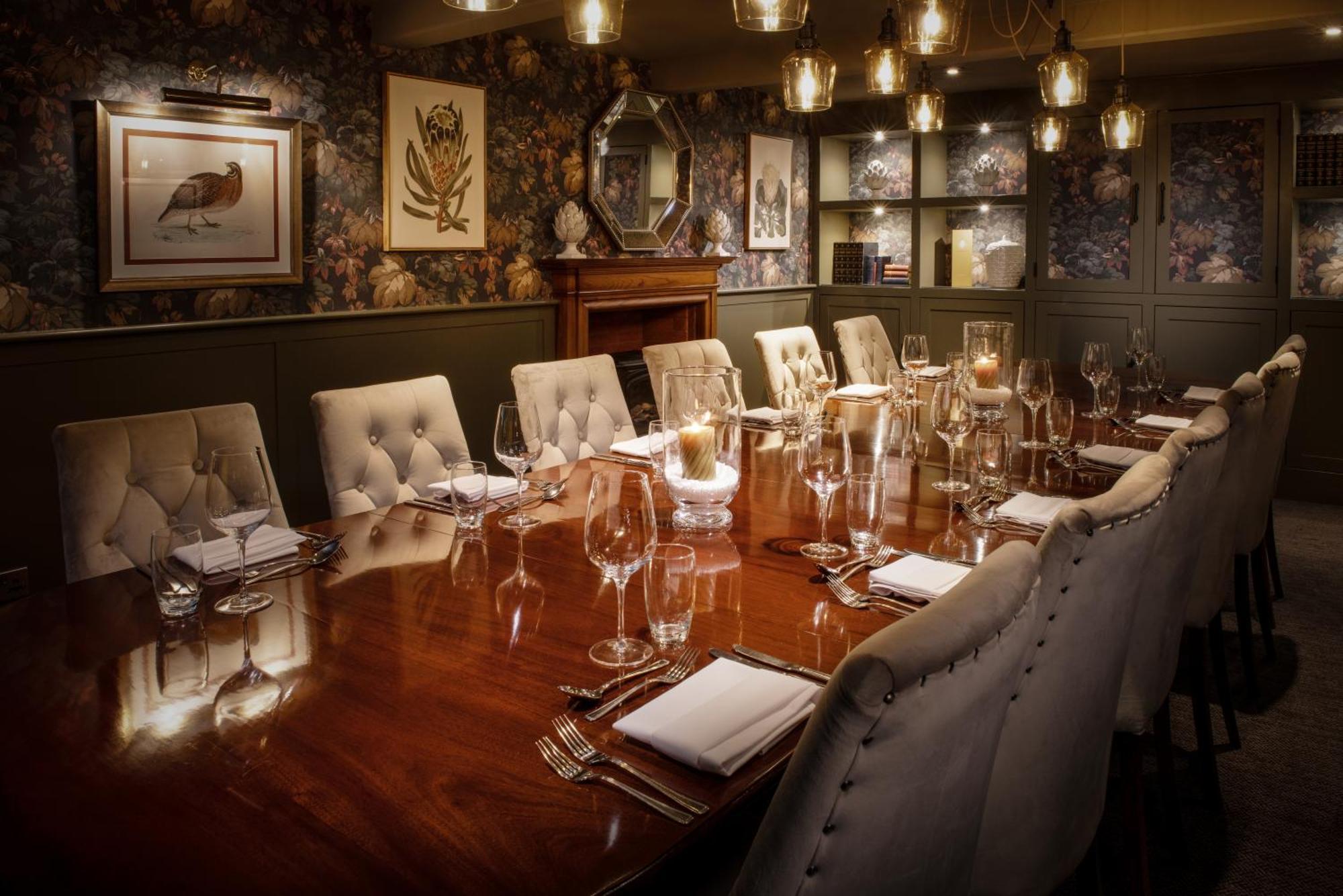 מלון בלקברן The Millstone, Mellor מראה חיצוני תמונה The private dining room at The Ivy